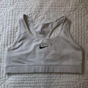 White Nike Sports Bra